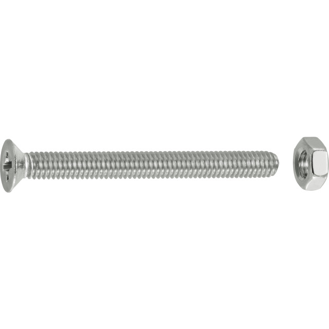 TORNILLO CAB. AVE. INOX A2 M4X40MM / DIN 965 (8)